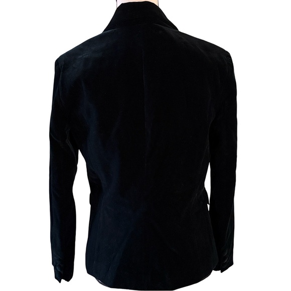 Lucy Paris Black Velvet Blazer Size XS - Picture 6 of 10